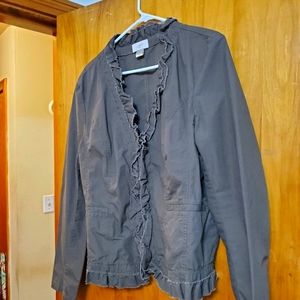 Ann Taylor Loft Sz XL Lightweight Blazer Jacket